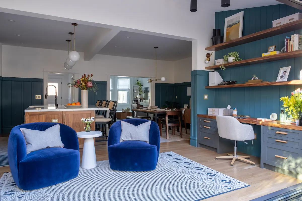 Professional interior painting transformation