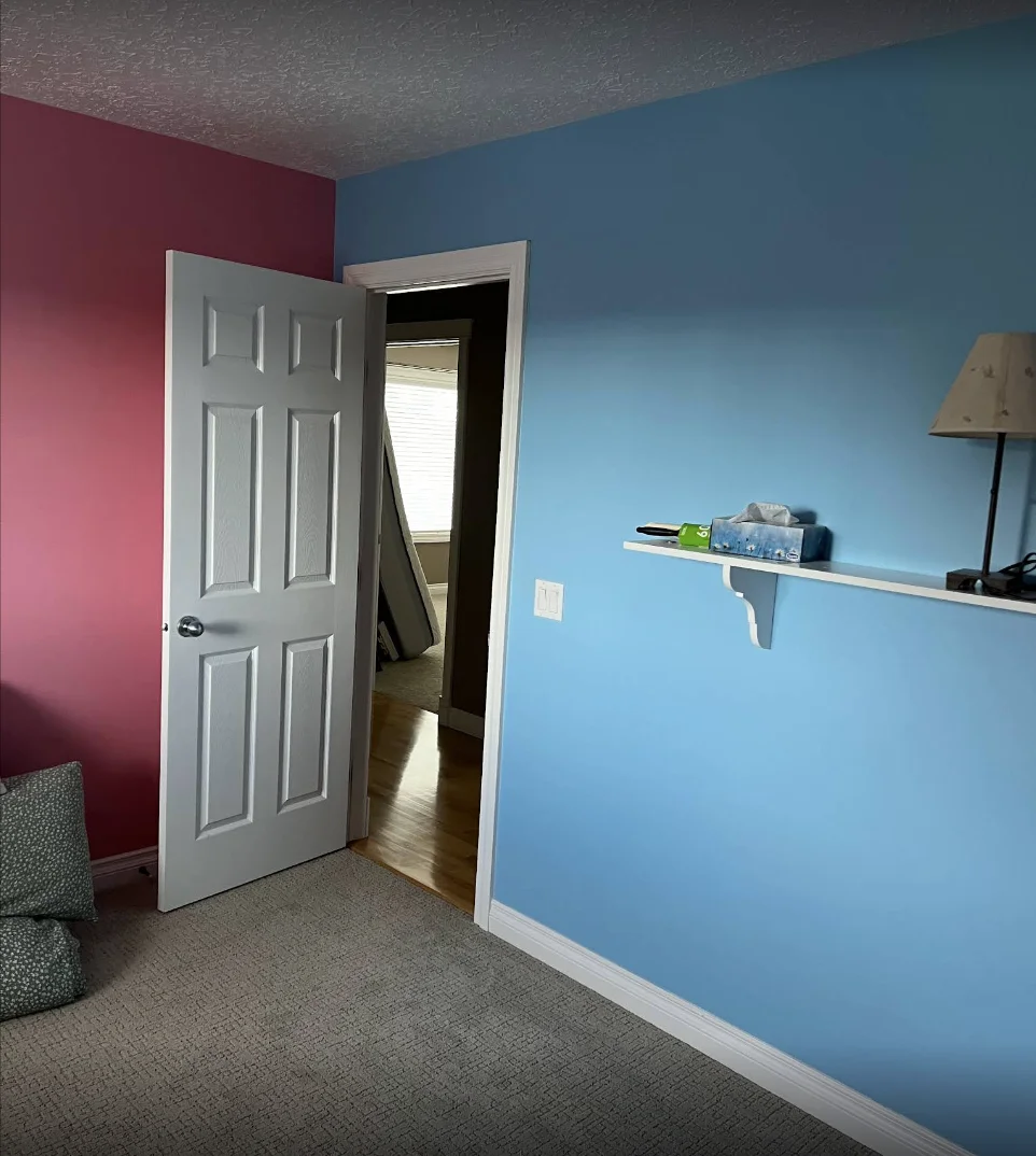 Professional interior painting transformation