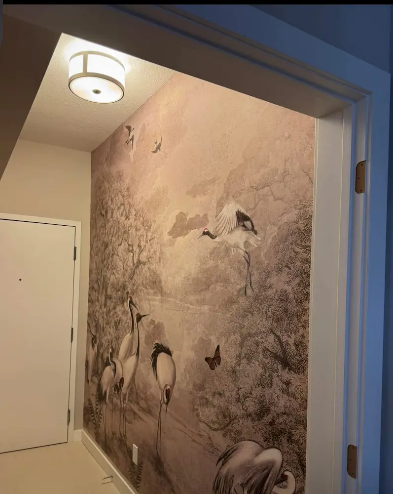 Interior painting transformation - Edmonton residential project